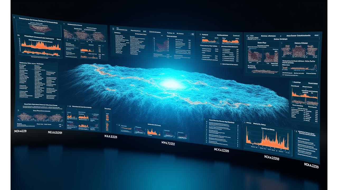 広大な海洋データが集約されたインタラクティブなダッシュボード