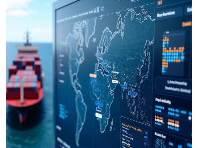 多数の船舶をリアルタイムで追跡するIoTフリート管理システムのダッシュボード